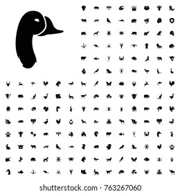 Goose icon illustration isolated vector sign symbol. animals icon set for web and mobile.