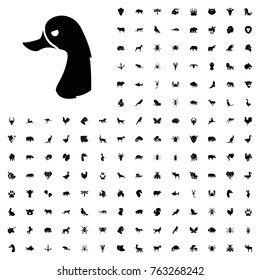 Goose icon illustration isolated vector sign symbol. animals icon set for web and mobile.
