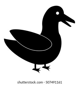 Goose icon. Simple illustration of goose vector icon for web