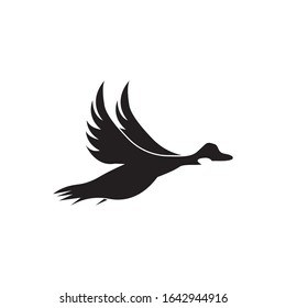 Goose icon and symbol vector illustration