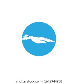 Goose icon and symbol vector illustration