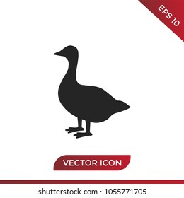 Goose icon vector