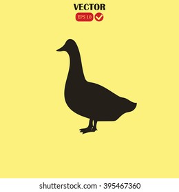 Goose Icon Vector 
