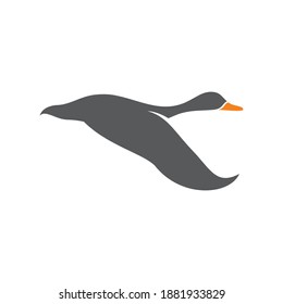 goose logo design template vector illustration