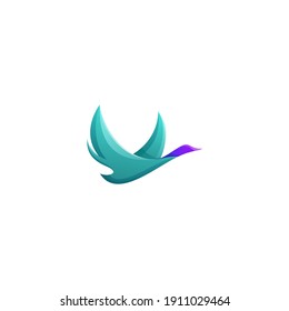 Goose Logo Design Vector Premium
