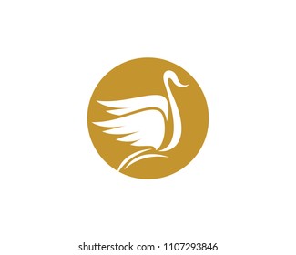 Goose Logo Template illustration isolated sign symbol