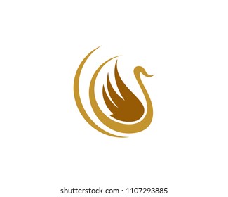 Goose Logo Template illustration isolated sign symbol