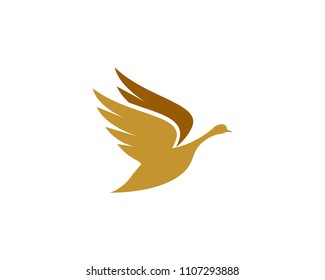 Goose Logo Template illustration isolated sign symbol