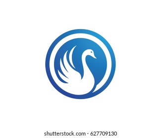 Goose Logo Template illustration isolated sign symbol