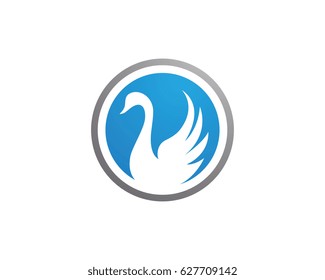 Goose Logo Template illustration isolated sign symbol