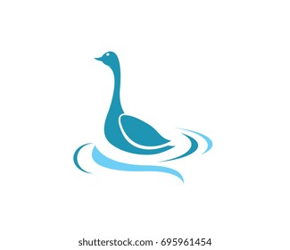 Goose Logo Template illustration isolated sign symbol