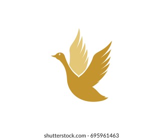 Goose Logo Template illustration isolated sign symbol