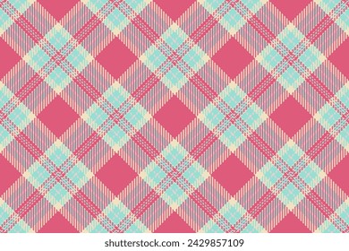 Goose pattern background plaid, tracery seamless texture tartan. Perfect textile fabric check vector in red and light colors.