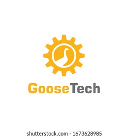 Goose Tech Logo Industry and Modern