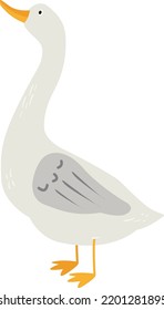 A Goose That Want To Fly Vector
