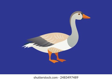 Ilustración de Imagen de Arte vectorial de ganso