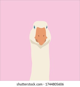 Ilustración vectorial de ganso - ganso