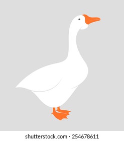 Goose. Vector illustration