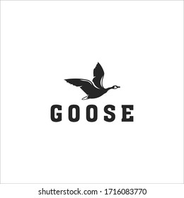 goose vector logo graphic modern abstract