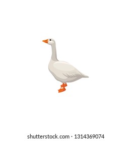goose vector on a white background