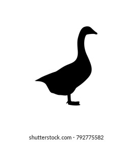 Goose Vector Silhouette