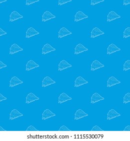 Goose wing pattern vector seamless blue repeat for any use