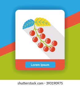 gooseberry fruits flat icon