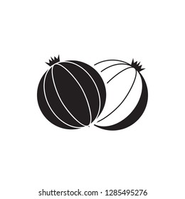 Gooseberry icon. Element of Fruit for mobile concept and web apps icon. Glyph, flat icon for website design and development, app development