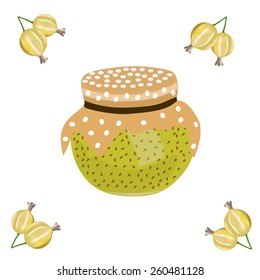 Gooseberry jam.