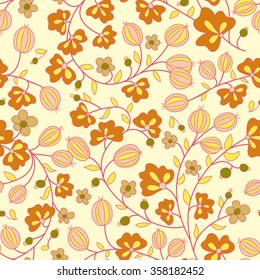 gooseberry seamless texture. vector pattern. seamless texture fills