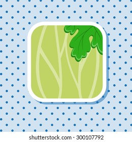 Gooseberry texture icon on a dot background.