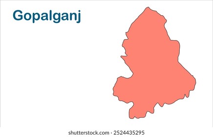 Mapa da subdivisão de Gopalganj, Distrito de Gopalganj, Estado de Bihar, República da Índia, Governo de Bihar, Território indiano, Índia Oriental, política, aldeia, turismo