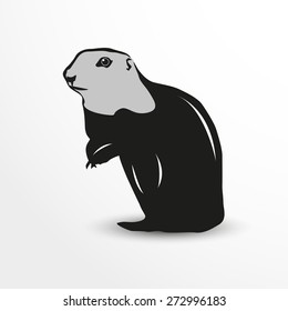 Gopher. Vector illustration. Animal collection.