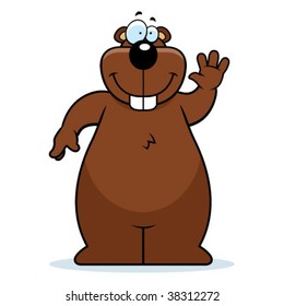 Bear Waving Stock Vector (Royalty Free) 35752315 | Shutterstock