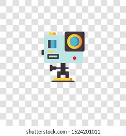 gopro icon sign and symbol. gopro color icon for website design and mobile app development. Simple Element from travel collection for mobile concept and web apps icon.