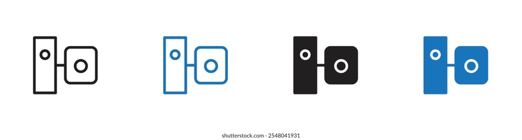 Gopro icon Vector set outline