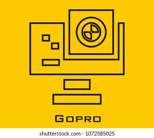 Gopro vector icon