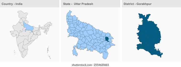 Gorakhpur, Gorakhpur District, Uttar Pradesh State, Republic of India, Government of  Uttar Pradesh, Indian territory, Eastern India, politics, village, tourism