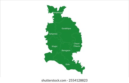 GorakhpurTehsil map, Gorakhpur District, Uttar Pradesh State, Republic of India, Government of  Uttar Pradesh, Indian territory, Eastern India, politics, village, tourism