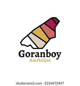 Goranboy District Azerbaijan map, Locations and names of major cities of the region location maps