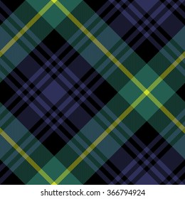 gordon tartan fabric texture check pattern seamless.Vector illustration. EPS 10. No transparency. No gradients.