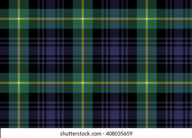 gordon tartan fabric texture seamless pattern .Vector illustration. EPS 10. No transparency. No gradients.