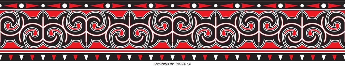 Gorga Batak (traditional art) of the Batak tribe, with black, red and white colors.