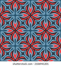 Gorgeous art seamless pattern. Vector illustration for print, fabric, cover, packaging, interior decor, blog decoration and other your projects.