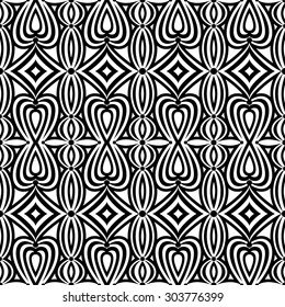 Gorgeous background. Seamless pattern. Vector.