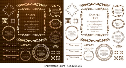 Gorgeous and beautiful vintage frame design