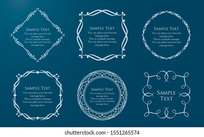 Gorgeous and beautiful vintage frame design
