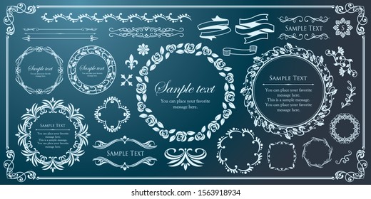 Gorgeous and beautiful vintage frame design