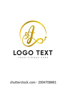Una plantilla de logotipo de tipo A, un logotipo de vectores para identidad empresarial y de empresa, magnífico y atrevido