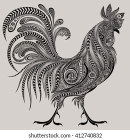 Gorgeous cock of patterns for the new year 2017